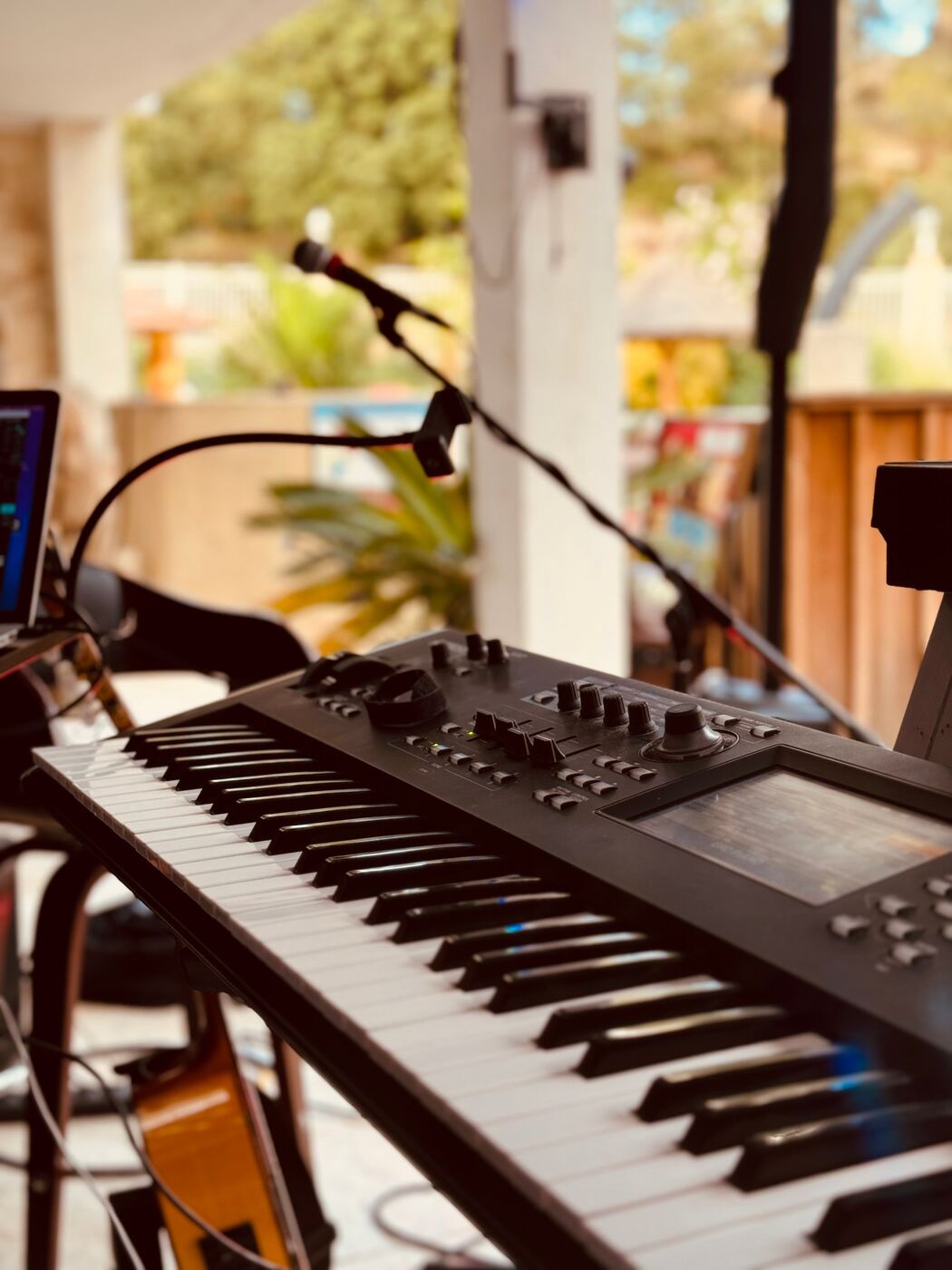 Clavier sur scène